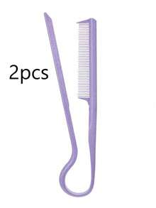 V 型发梳，顺发直发造型梳，家用美发工具 - 彩色 - 查看 16