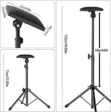 Reposabrazos De Tatuaje, Silla De Tatuaje Para Cliente, Trípode De Soporte Para Reposabrazos De Tatuaje, Soporte Para Reposar Piernas Ajustable En Altura E Inclinación, Almohadilla De Esponja Suave Gruesa - Negro - Ver 3