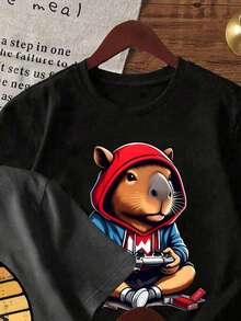 Bộ 3 món áo ngắn tay in hình hoạt hình cho bé trai. - Nhiều màu - Xem 4