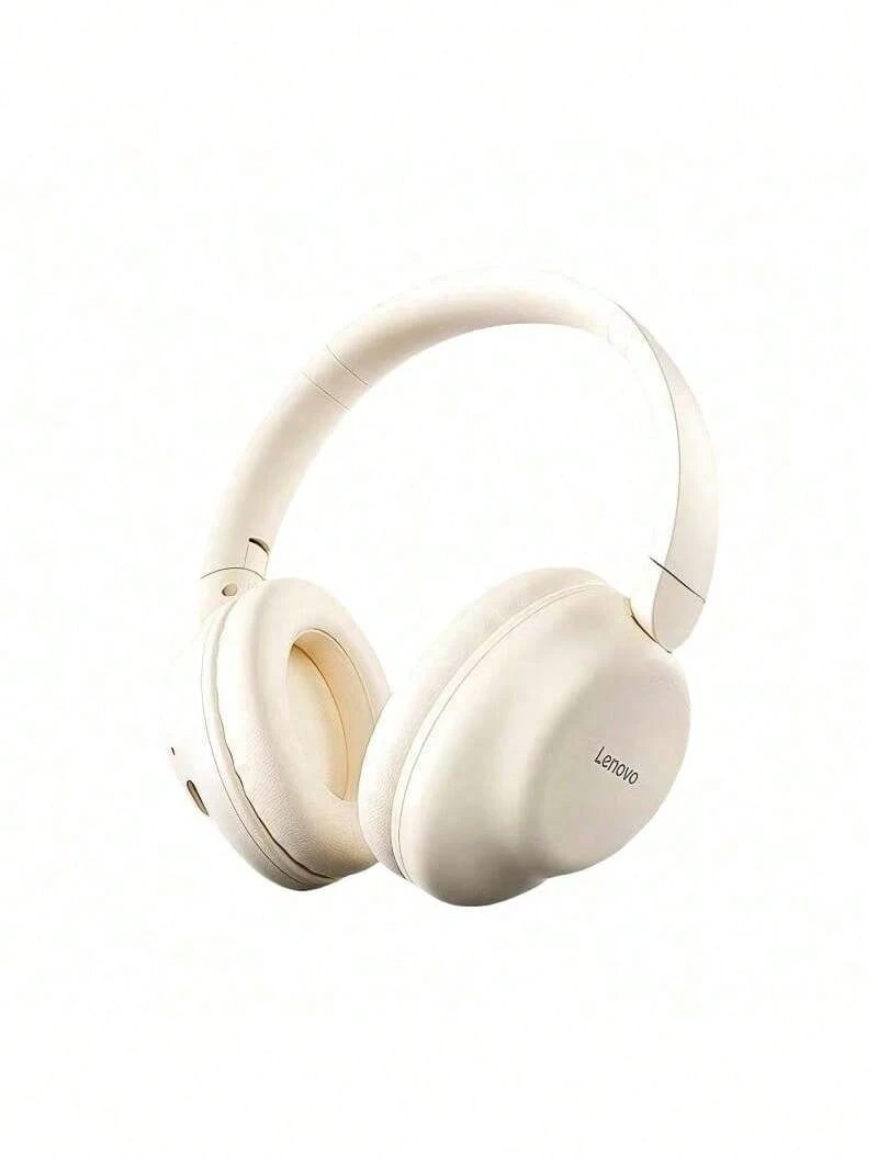 Lenovo TC3307 頭戴式耳機 實體7.1聲道切換 NC降噪麥克風 120小時續航 直播/電競/音樂三模 - 白色 - 查看 1