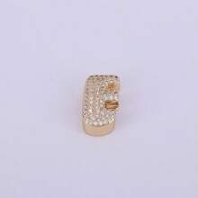 1件新款锆石字母吊坠，优雅魅力，A-Z字母，18k镀金，珠宝制作配件