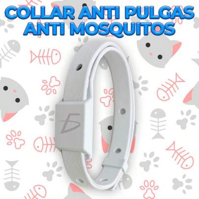 Collar Repeler de Garrapatas Pulgas Mosquitos para Gatos--Envío local
