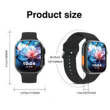 Smart Watch, Wireless Dialing/Calling, Call Reminder/Rejection, Custom Wallpaper, Multiple Sports Modes, Tracking Sports Data, Alarm Reminder, Remote Control Photography, Weather Forecast, Unisex, Suitable For Android - Multicolor - View 3