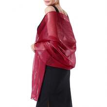 pashmina - Rojo vino - Ver 3