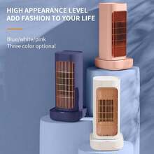 OBOVAY 1pc Portable Electric Heater Space Heater Fast Quiet Heating Electric Heater 90 Degree Oscillation Ceramic Desk Space Heaters