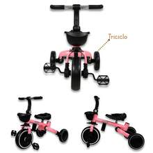 Triciclo Noni PRIME 4 en 1 IS-3041e - Rosa - Ver 6