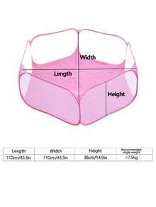 便携式小型动物运动围栏可折叠户外仓鼠/豚鼠/泡泡球帐篷