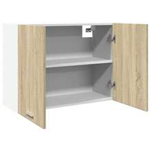 vidaXL Armario suspendido "Lyon" Chêne Sonoma 80 x 31 x 60 cm madera de ingeniería - Marrón - Ver 8