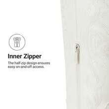 Womens Cowboy Boots Western Comfortable Chunky Heel Square Toe Fashionable Vintage Embroidered Cowgirl Knee High Boots - trắng - Xem 8