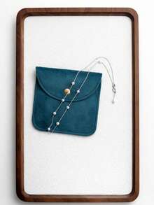 925纯银星光珍珠项链，简约珍珠链，优雅日常饰品