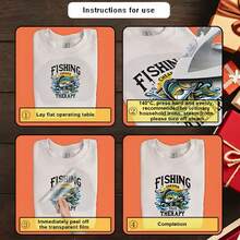 Six Fun Easter Bunny And Egg Stickers, Washable Heat Transfer Decals, Suitable For Clothing, T-Shirts, Masks, Jeans, And Backpacks - Multicolor - View 6