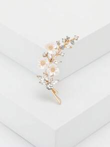 水钻梅花胸针 - 奢华植物胸针，男女皆宜，休闲派对珠宝配饰/朋友礼物徽章装饰 - 梅花 - 查看 9