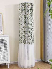 1pc Cylindrical Air Conditioner Dust Cover, Universal Top Lid Cloth, Can Start AC Without Removing Dust Cover