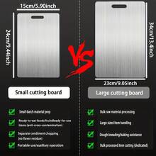 3pcs Titanium Cutting Boards 2026 New Upgrade - Heavy-Duty, Pure Titanium Cutting Board, Rust-Resistant, Easy To Clean, Space-Saving, Rounded Edges, Hook Handles - Durable Kitchen Prep Boards For Meat, Vegetables, And Fruits - Perfect For Home, Outdoor BBQ, And Gifts - 彩色 - 查看 3