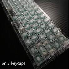 119键碳纤维白色纹理侧刻键帽 - 白色 - 查看 2