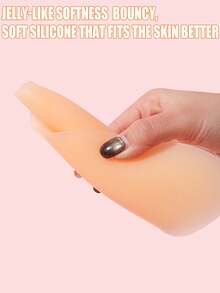 2 Pairs Of Silicone Self-Adhesive Buttock Augmentation Pads For Ladies, Hip Augmentation Pads, Calf Pads, Invisible And Seamless, Body Padding, Hip Augmentation, False Buttocks Pad, Self-Adhesive Seamless False Buttocks, Naturally Improves Depressions, Creates Perfect Curves, Washable, Non-Detachable, Reusable, Dresses, Backless Outfits, Yoga Clothes, Tight-Fitting Clothes, Jeans - Multicolor - View 7