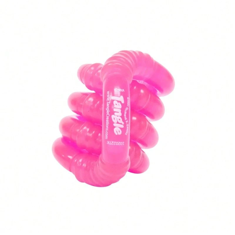 Juguete antiestrés  - brilla en la oscuridad - rosa guayaba