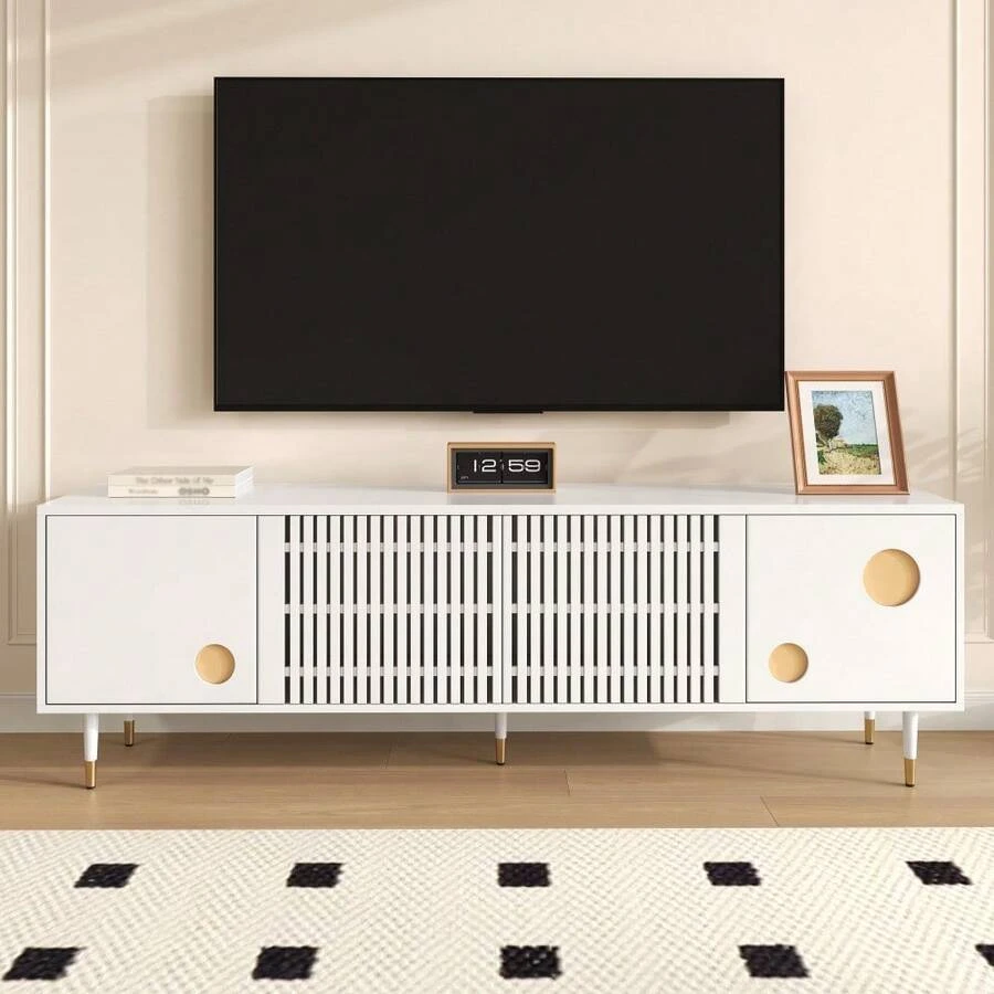 Muebles para televisión y centros de entretenimiento - Blanco - Ver 1