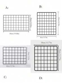 1 Khung trưng bày ảnh phong cách Bắc Âu | Trang trí nhà hiện đại bằng lưới thép, giá treo ảnh gắn tường, bảng ghép ảnh, tấm lưới kim loại gắn tường, khung ảnh tự lắp ráp, giá đựng nhiều ảnh gấp gọn (màu kẹp ngẫu nhiên). Đồ dùng phòng ngủ, trang trí nhà cửa, phụ kiện phòng ngủ, đồ trang trí phòng ngủ. - Nhiều màu - Xem 12