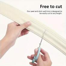 1 Roll, 1m/3 Meters Length, Elegant Self-Adhesive PVC Decorative Trim - Flexible & Bendable, Suitable For Walls, Floors And Cabinets - Easy Installation, European-Style Home And Floor Decor, Wall Decor, Home Accents | Fashionable Glossy Surface | PVC Material - Multicolor - View 4