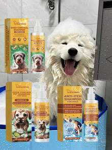 YEGBONG Champú suave de limpieza para mascotas, suavizante y cuidado para el pelaje del perro - Multicolor - Ver 1