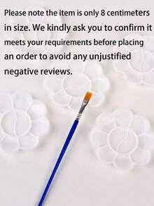 20 件一次性绘画调色板 - 花卉图案绘画托盘，柔和色彩，无需清洗，可堆叠便携式设计，适用于水彩、丙烯、水粉、油画 - 适用于教室、家庭、专业工作室使用 - 轻巧节省空间，艺术用品存储，梅花图案托盘