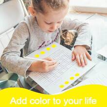 1400 PCS Yellow Dot Stickers Round Coding Labels Circle Dots Labels Stickers Polka Circle Dot Stickers Label Sticker For Office,Classroom,Papers Etc - Yellow/1400pcs - View 5