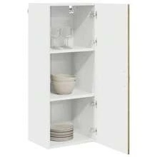 vidaXL Armário de cozinha com porte Chêne artesanal 40 x 31 x 100 cm - Castanho - Ver 3