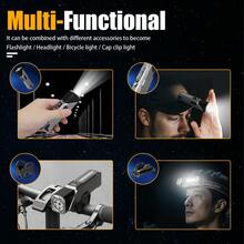 1PC LED Bicycle Light, USB Charging Power Display Mountain Bike Front Light, Cycling Equipment, Bicycle Light Set - Multicolor - View 11