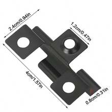X100 Composite Decking 3mm Hidden Fixing Fasteners Stainless Clips+ Screw - one-size - View 5