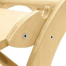 3-In-1 Indoor Climbing Structure With Bars, Wooden Climbing Frame Set For Toddlers, Children's Pikler Triangle, Slide And Climbing Structures For Babies, Indoor Play Equipment - 橘色 - 查看 6