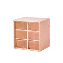 1pc Nine-Grid Jewelry Organizer Box, Desktop Mini Storage Box, Multi-Layer Drawer Type Ring & Earring Storage Box, Small Office Supplies Storage Box Valentine Day Back To School - Multicolor - View 12