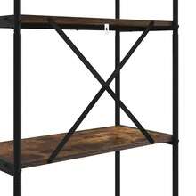 vidaXL Étagère Chêne fumé 60 x 30 x 109 cm Bois d'ingénierie - Castano - Visualizzare 9