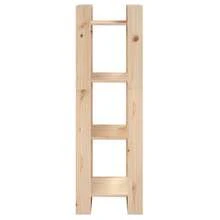 vidaXL Bibliothèque/Séparateur de pièce 41x35x125 cm pin massif - Braun - Übersicht 3