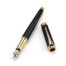 1pc Luxury Metal Dragon Shaped Pen, Classic Design With Dragon Clip, Iridium Nib Business Pen With Ink Absorber - 8025 - View 14