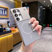 1个磨砂磁性香薰手机壳,塑料材质,适用于 17 Pro Max、Galaxy S26 Ultra - 灰色 - 查看 32