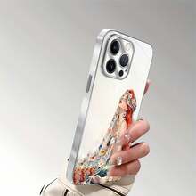 Esta elegante funda es compatible con los modelos  16, 15, 14 Pro Max, 13, 12, 11, XR y XS Plus. Fabricada en silicona TPU, ofrece protección contra golpes y caídas, además de una sensación superior. Es un regalo ideal para familiares, amigos y seres queridos, y una opción perfecta para Navidad.fundas para ,accesorios para celular,fundas para celular,funda  13,fundas ,fundas para  13,funda  16,funda  17 pro max, 17 pro max,funda  15,funda  17,funda ,fundas para  16,fundas  15,funda  14,fundas  17 pro max,protector para ,fundas  11,fundas  12,funda  17 pro,fundas  13,,case  17 pro max,fundas para  11,fundas para  12,san valentín,rosa,vestido de novia - Plateado - Ver 4