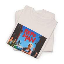 Reproduction T-Shirt Of The 1984 Movie Poster Repo Man - Black - View 11
