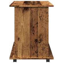 vidaXL Armadio à roulettes vieux bois 60x45x60 cm in legno d'ingegneria - Castano - Visualizzare 6