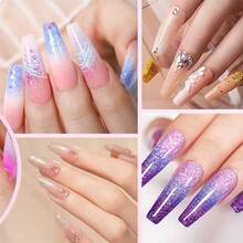 5Pcs Black Manicure Dotting Pen Set Dotting Pen Tool Nail Art Tip Dot Paint Manicure Dual-Ended Nail Art Point Drill - 粉色 - 查看 7