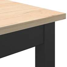 vidaXL Tavolo da Bar Naturel 110 x 55 x 105 cm Bois de Pin Massif - Castano - Visualizzare 7