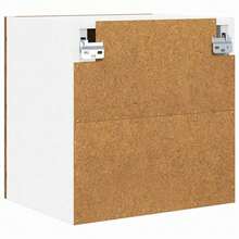 vidaXL Armoire suspendue Bois ancien 40 x 31 x 40 cm Bois d'ingénierie - Tabac - Voir 8