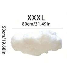 3件套（小号、中号、大号）人造云朵装饰，适用于客厅、卧室、天花板装饰，可用作背景、婚礼/生日/展示装饰、家居装饰、房间装饰、墙面装饰，也是毕业季的绝佳礼物