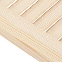 vidaXL Puertas de armario para persiennes 2 unidades 99x29,5 cm pin macizo - Marrón - Ver 9