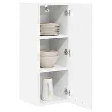 vidaXL Armário suspenso 2 pcs branco 30 x 31 x 80 cm Bois d'ingénierie - Branco - Ver 3