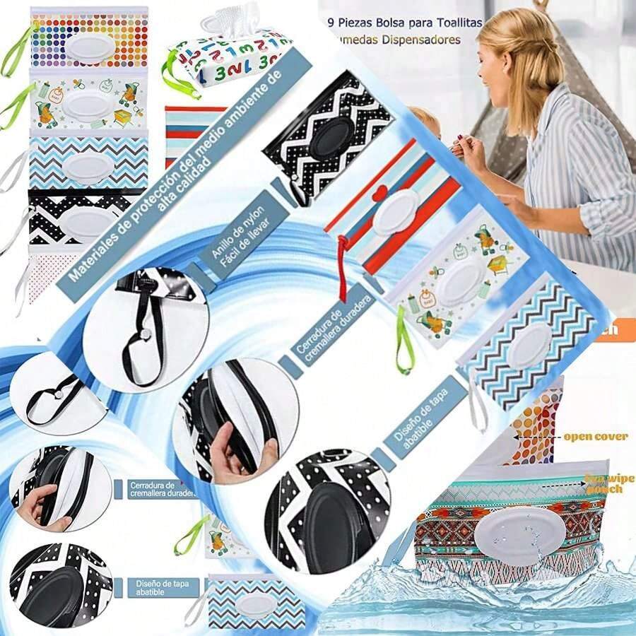 Bolsa Reutilizable para Toallitas Humedas de Bebé, Ideal para Familias, Viajes y Exteriores, Rellenable y Porta Toallitas - Embalaje estándar - Ver 1