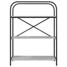 vidaXL Étagère Gris Sonoma 80 x 30 x 109 cm Bois d'ingénierie - Gris - Voir 5