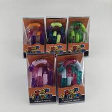 tangle Đồ chơi giảm căng thẳng có bề mặt nhám chính hãng, đồ chơi ngón tay giúp luyện tập sự tập trung cho trẻ ADHD, đồ chơi giảm stress có bề mặt nhẵn mịn. - Đồ chơi giảm căng thẳng  - Chất liệu - Màu cam-tím - Xem 3