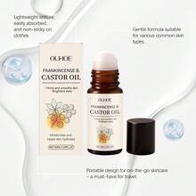 OUHOE 乳香蓖麻油滚珠精华液 - 紧致柔滑肌肤，提亮眼周，滋养保湿面部精油，50毫升 - 彩色 - 查看 2