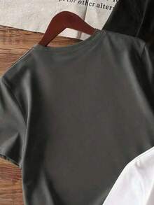 3件套幼儿男童字母印花短袖套装 - 彩色 - 查看 6